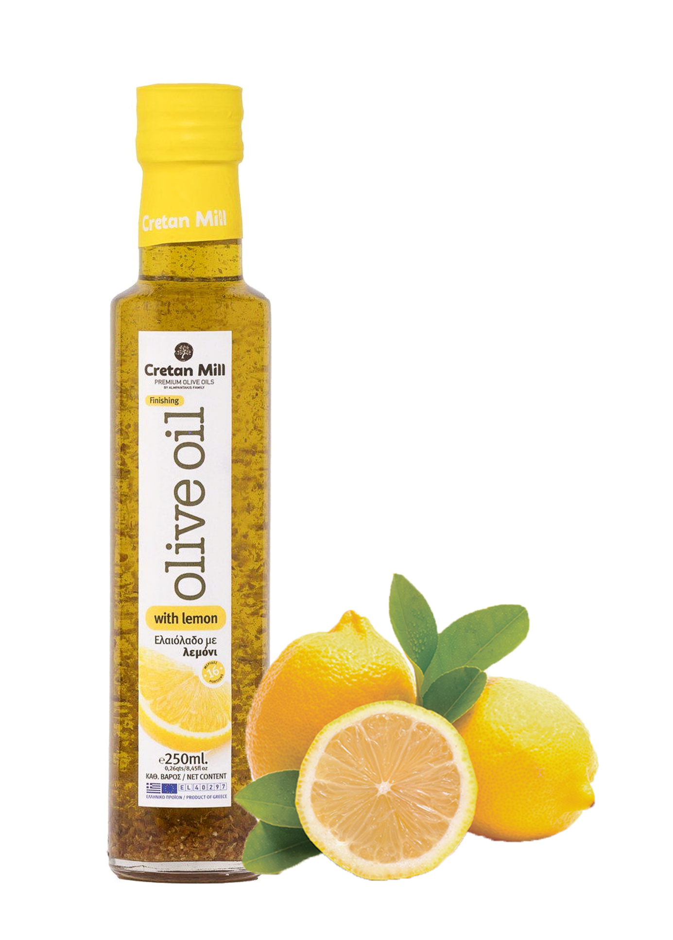 OLIVE OIL WITH LEMON glass 250ml