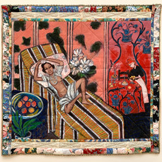 Faith Ringgold, Jo Baker's Birthday, 1994, Quilt Painting