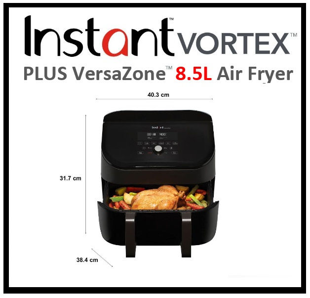 Thumbnail: INSTANT VORTEX PLUS VersaZone 8-In-1 Air Fryer 8.5 Liters