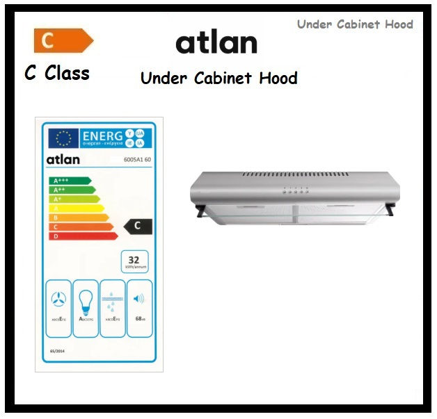 Thumbnail: ATLAN Under Cabinet Hood INOX '6005Α1 60 IX'