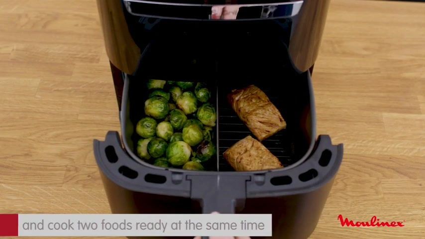Thumbnail: MOULINEX 2-In-1 Air Fryer 6.5 Liters or 2 x 3.25 Liters "EZ801D10"