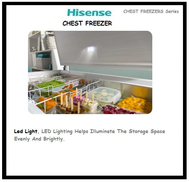 Thumbnail: HISENSE Chest Freezer White 440Litres 'FC571D4AWLYE'