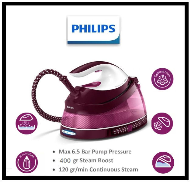 Thumbnail: PHILIPS PerfectCare Compact Steam Generator 6.5 Bar 2400W 'GC7842/40'