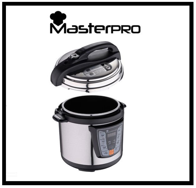 Thumbnail: MASTERPRO 8-in-1 Electric Pressure Cooker 6 Litres "BGMP-9091'