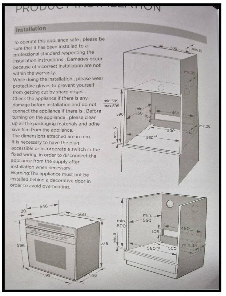 Thumbnail: MIDEA Built-In Oven 72Litres Dark Inox Touch "7NM30T0E"