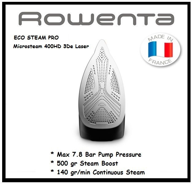 Thumbnail: ROWENTA ECO STEAM PRO Microsteam 7.8 BAR"DG9621"