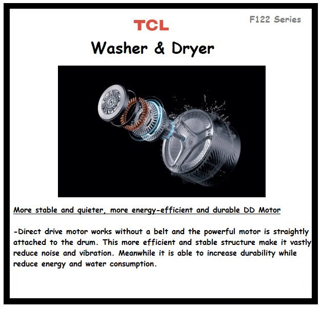 Thumbnail: TCL Washer & Dryer 10kg/6kg 'CP1012SA0UK'