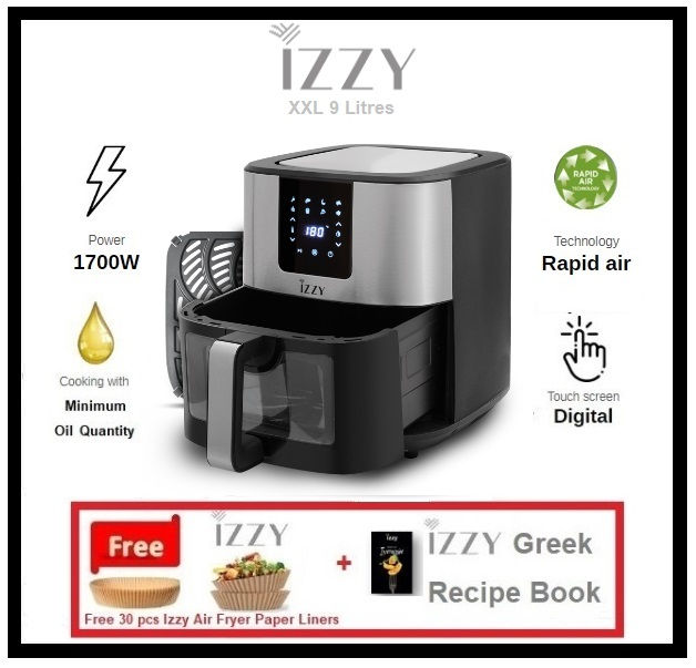 Thumbnail: IZZY Air Fryer XXL 9 Litres "IZ-8227"