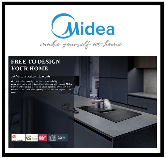 Thumbnail: MIDEA Induction Hob With Built-in Hood  "M83C02-H22"