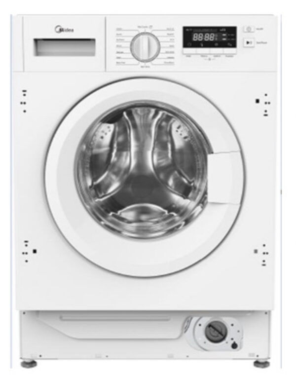 Thumbnail: Midea Full Built in Washing Machine MFG06W80B/W (8 KG) (1400 rpm - B class)