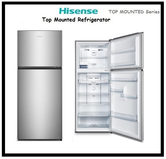 Thumbnail: HISENSE Top Mounted Refrigerator Inox 'RT488N4DC2'