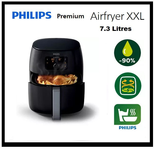 Thumbnail: PHILIPS Premium XXL Air Fryer 7.3 Liters "HD9650/90"