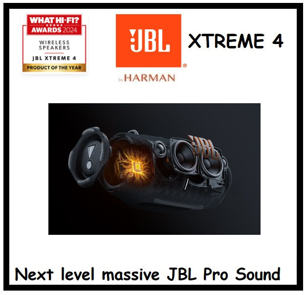 Thumbnail: JBL XTREME 4 Bluetooth Portable Speaker Black 'JBLXTREME4BLKEP'
