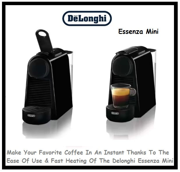 Thumbnail: DELONGHI Essenza Mini Nespresso Small Capsule Coffee Machine 'EN85.B'