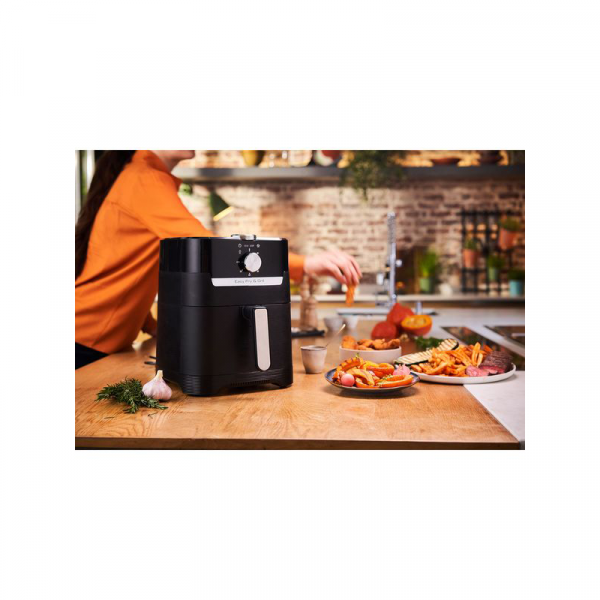 Thumbnail: MOULINEX 2-In-1 Air Fryer 4.2 Liters "EZ501810"