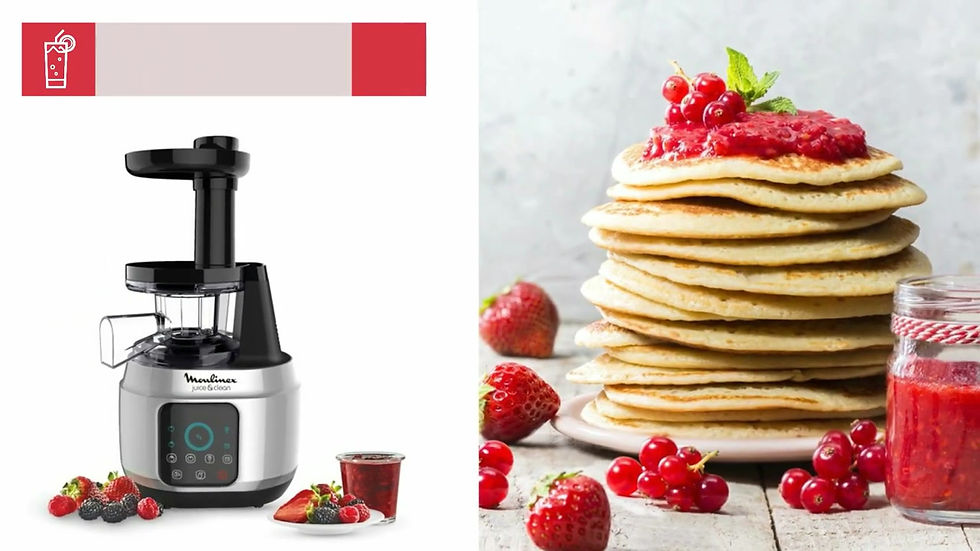 Thumbnail: MOULINEX JUICE & CLEAN Slow Juicer Machine "ZU420E10"