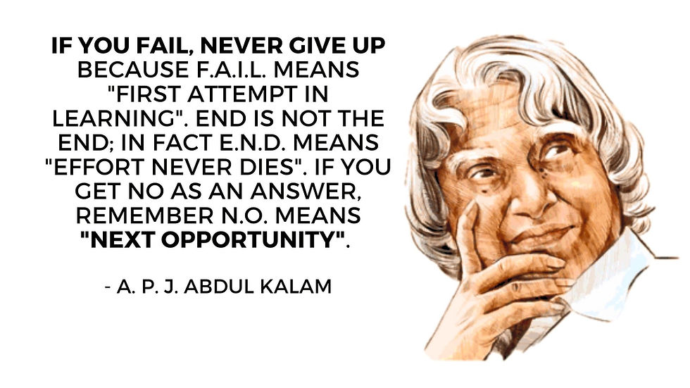A. P. J. Abdul Kalam: Best 20 Quotes For You