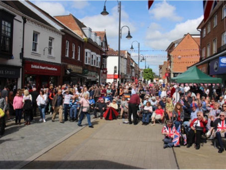 The Bromsgrove Institute Trust takes centre stage at the Coronation celebrations.