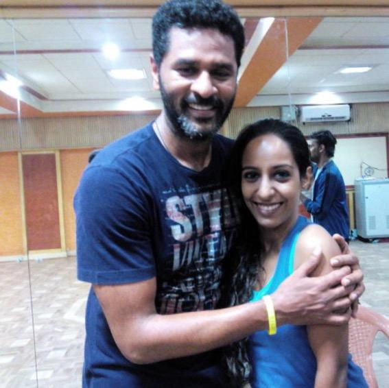 Roshni Shetty with Prabhudeva