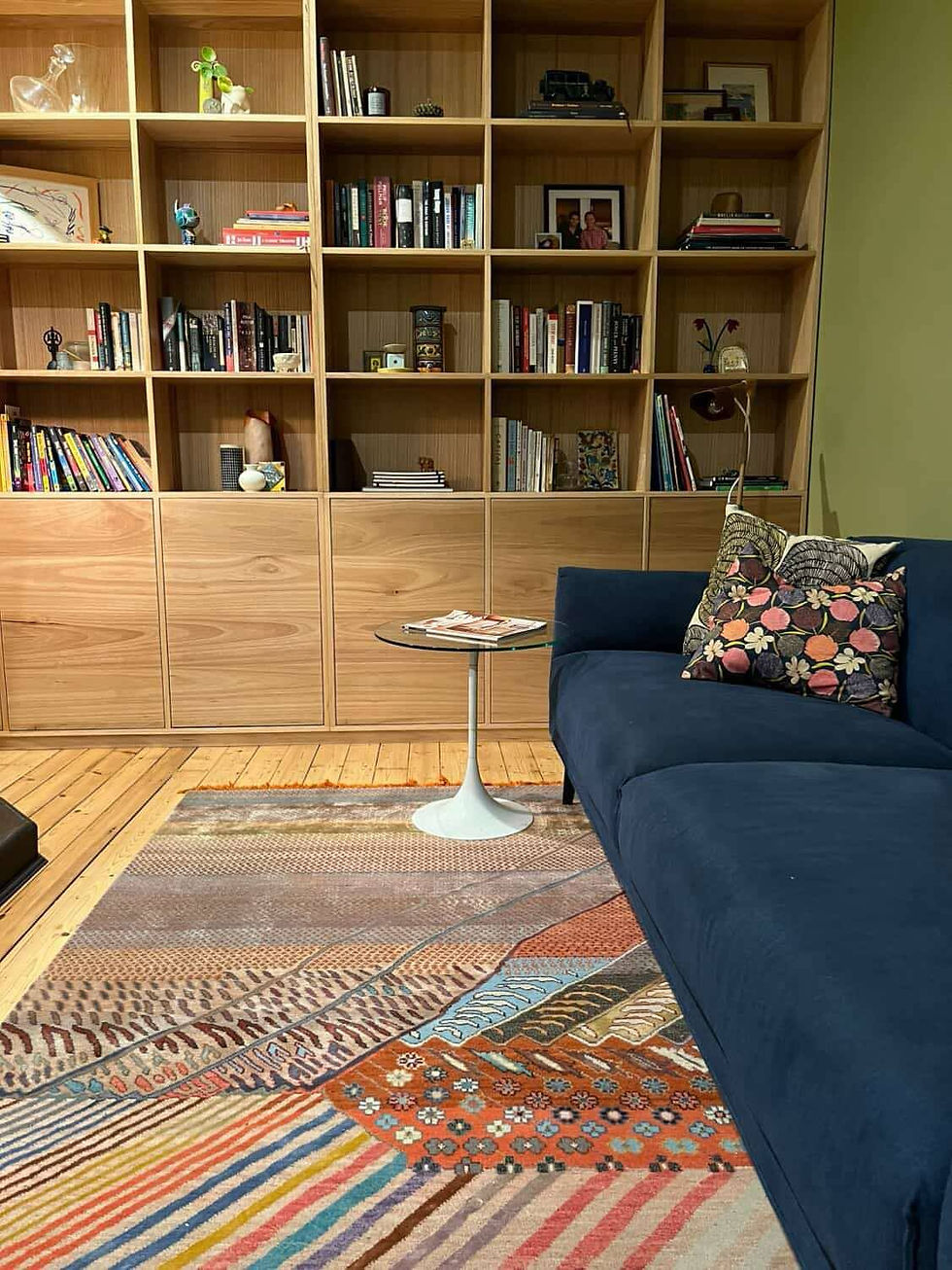 Clean Blackbutt bookcase