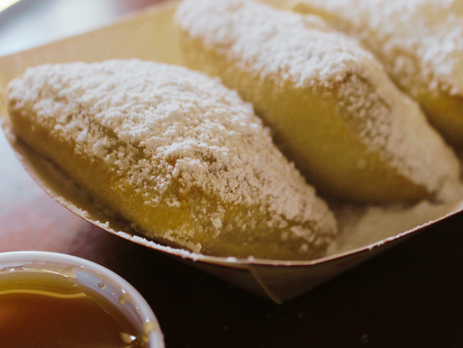 Beignets at French Quarter at Walt Disney World Resort in Florida