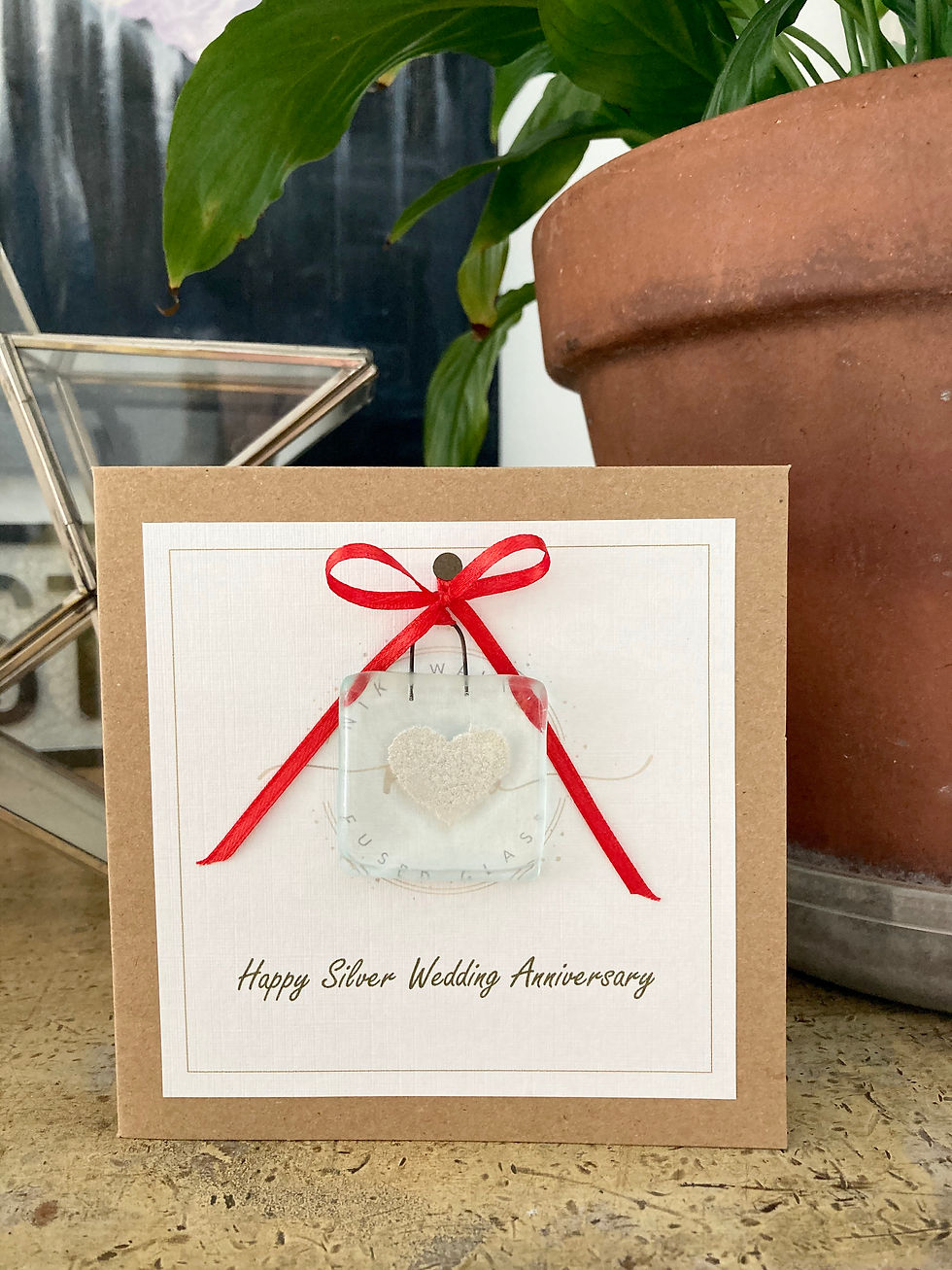 Thumbnail: Silver Wedding Anniversary Card