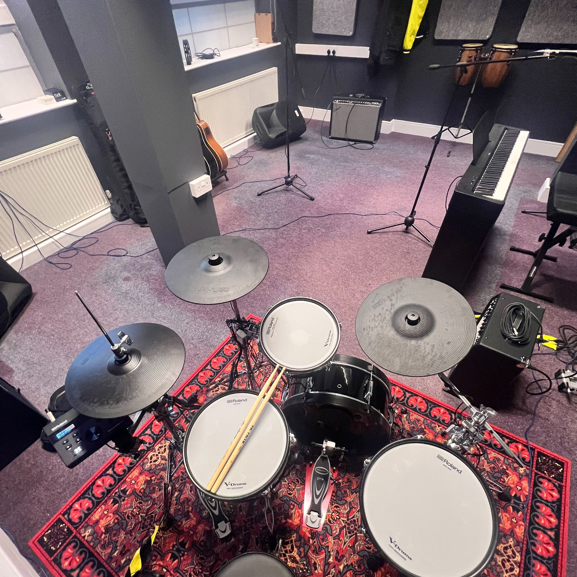 Drum kit and instruments at SupaJam Wandsworth