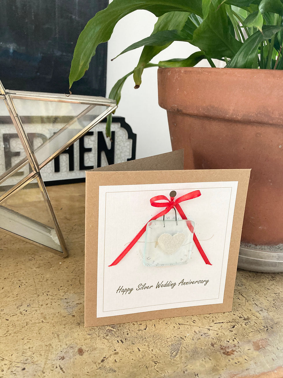 Thumbnail: Silver Wedding Anniversary Card