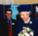 Alan Wick and The Queen meeting