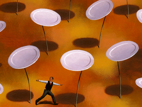 Illustration of Spinning Plates