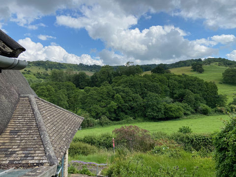 View of Cotswold land for Garden Design Project by Joe Perkins