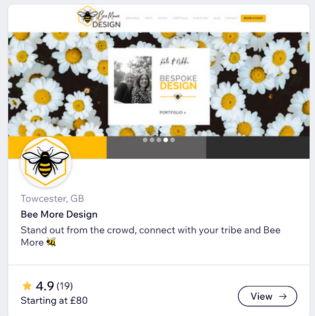Wix Marketplace Profile