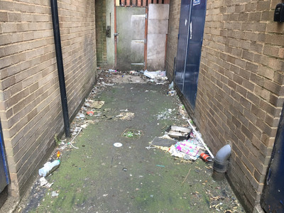 Communal area in need of cleaning project