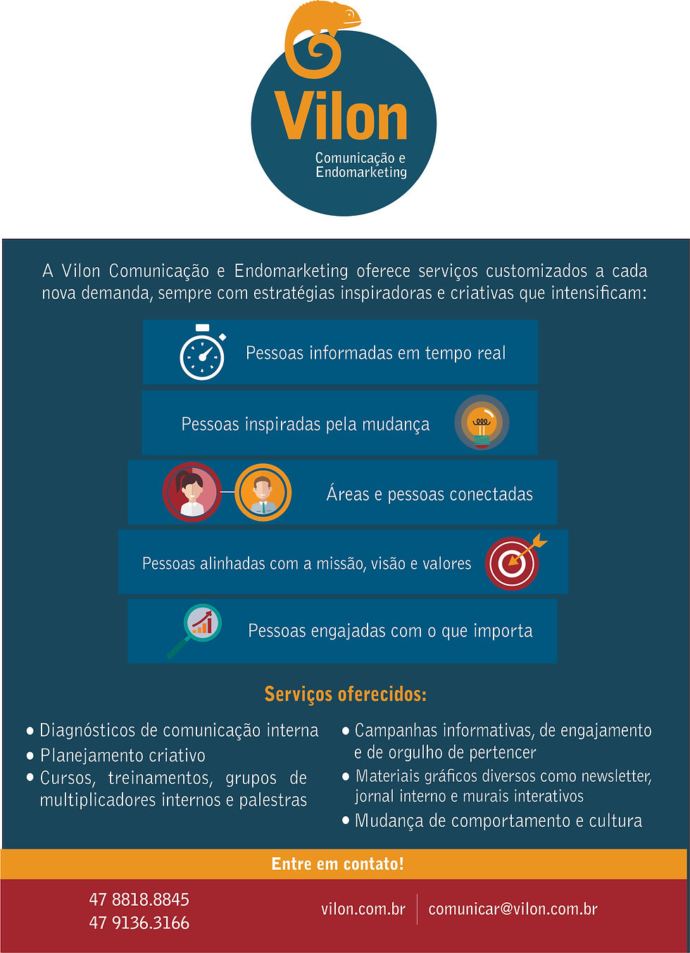 Folder Vilon Comunicação