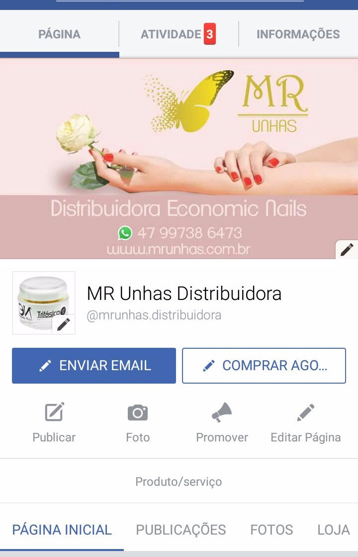 Capa Facebook APP MR Unhas