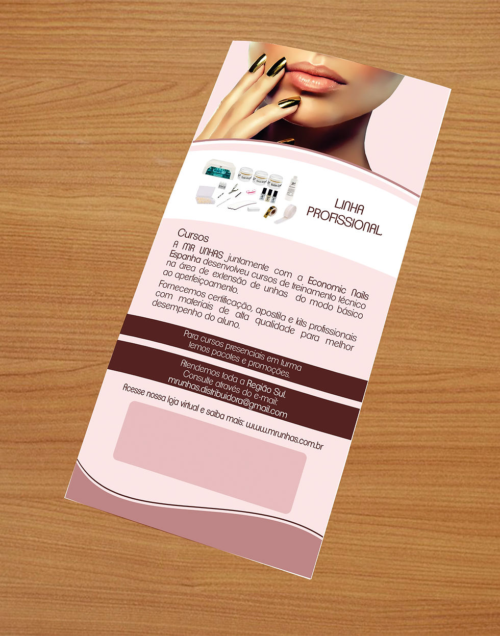 Flyer MR Unhas - Verso