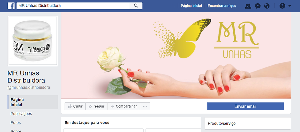 Capa Facebook Desktop MR Unhas