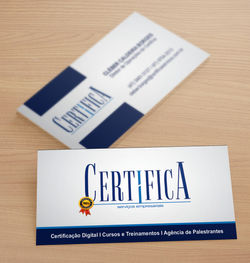 Cartão de Visitas - Certifica