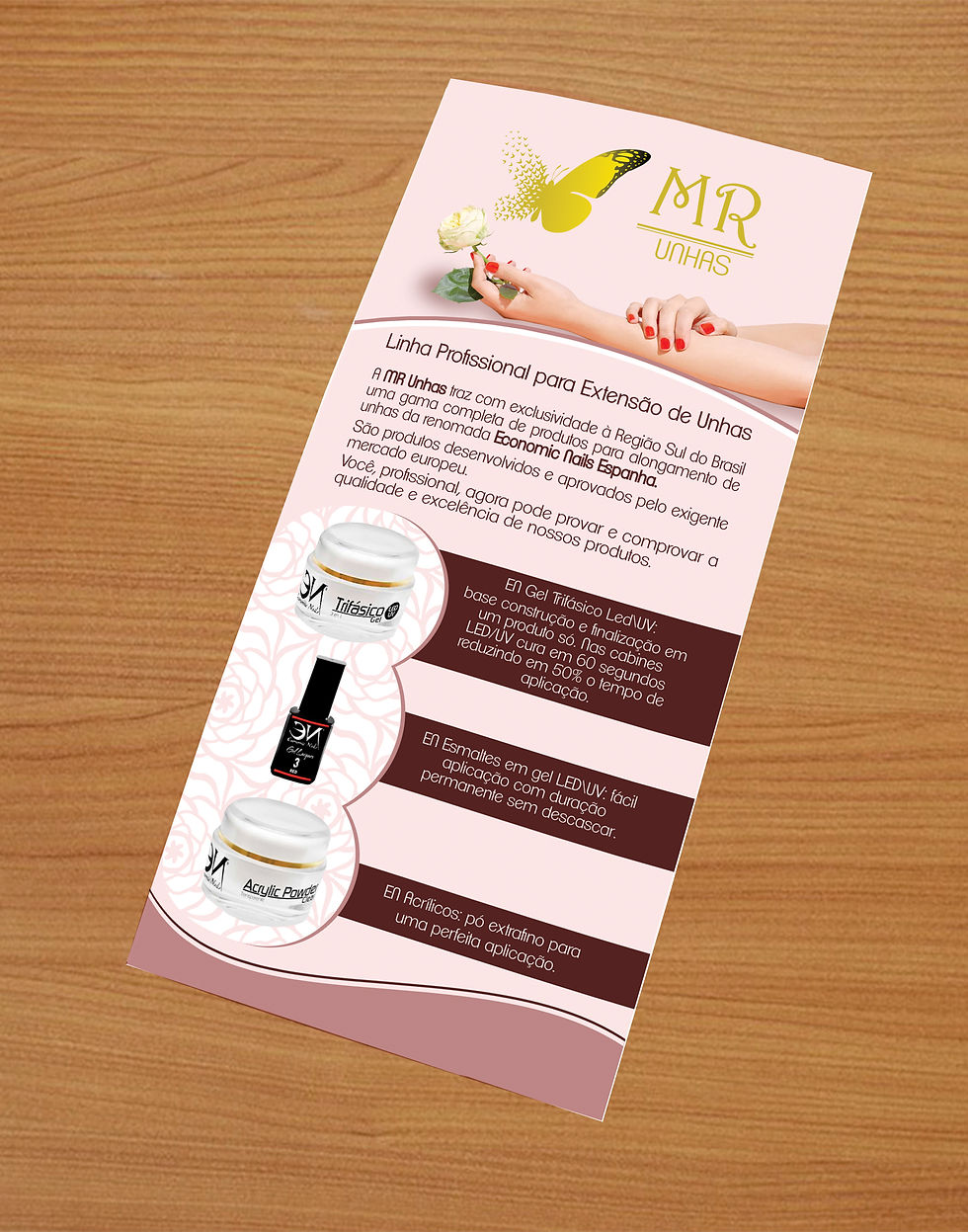 Flyer MR Unhas - Frente