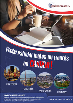 Folder - Intercâmbio para o Canadá