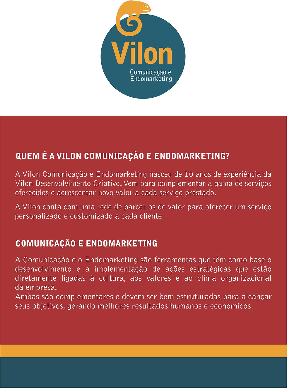 Folder Vilon Comunicação