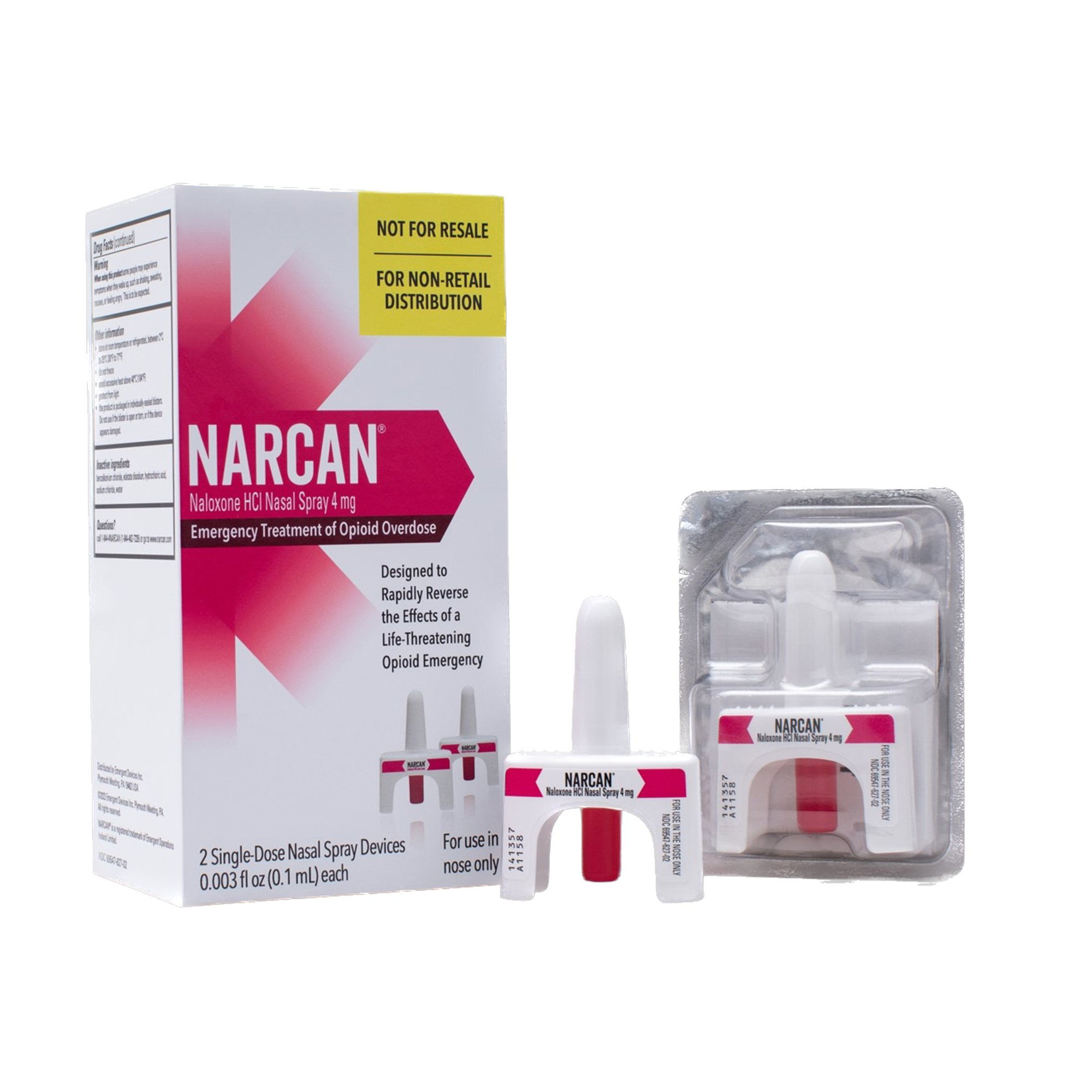 NARCAN NASAL, SPR 4MG (2/CT) OTC