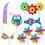 Thumbnail: Windmills for Garden Wind Spinners Pinwheels Outdoor Decor (11 Pieces)