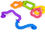 Thumbnail: 6 x Sensory Textured Rings Fidget Toy