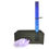 Thumbnail: Bubble Tube, White/Grey Padded Rectangular Surround & Fibre Optic Light