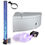 Thumbnail: Bubble Tube, White/Grey Padded Corner Surround, Fibre Optic Lights & 2 Mirrors