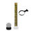 Thumbnail: Sensory Bubble Tube 105cm, Wall Bracket & Light-Up Glitter Ball