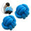 Thumbnail: Soft Blue Cuddle Ball Sensory Pillow Toy -25cm x2