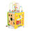 Thumbnail: Viga Jumbo Wooden 5 in 1 Activity Cube Classic Sensory Toy