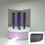 Thumbnail: Bubble Tube, White/Grey Padded Corner Surround, Fibre Optic Lights & 2 Mirrors